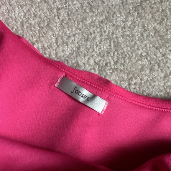 JODIFL Pink One-Shoulder Ruffle Top - Picture 2 of 4